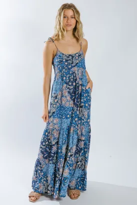 Berdina Tie Strap Maxi Dress