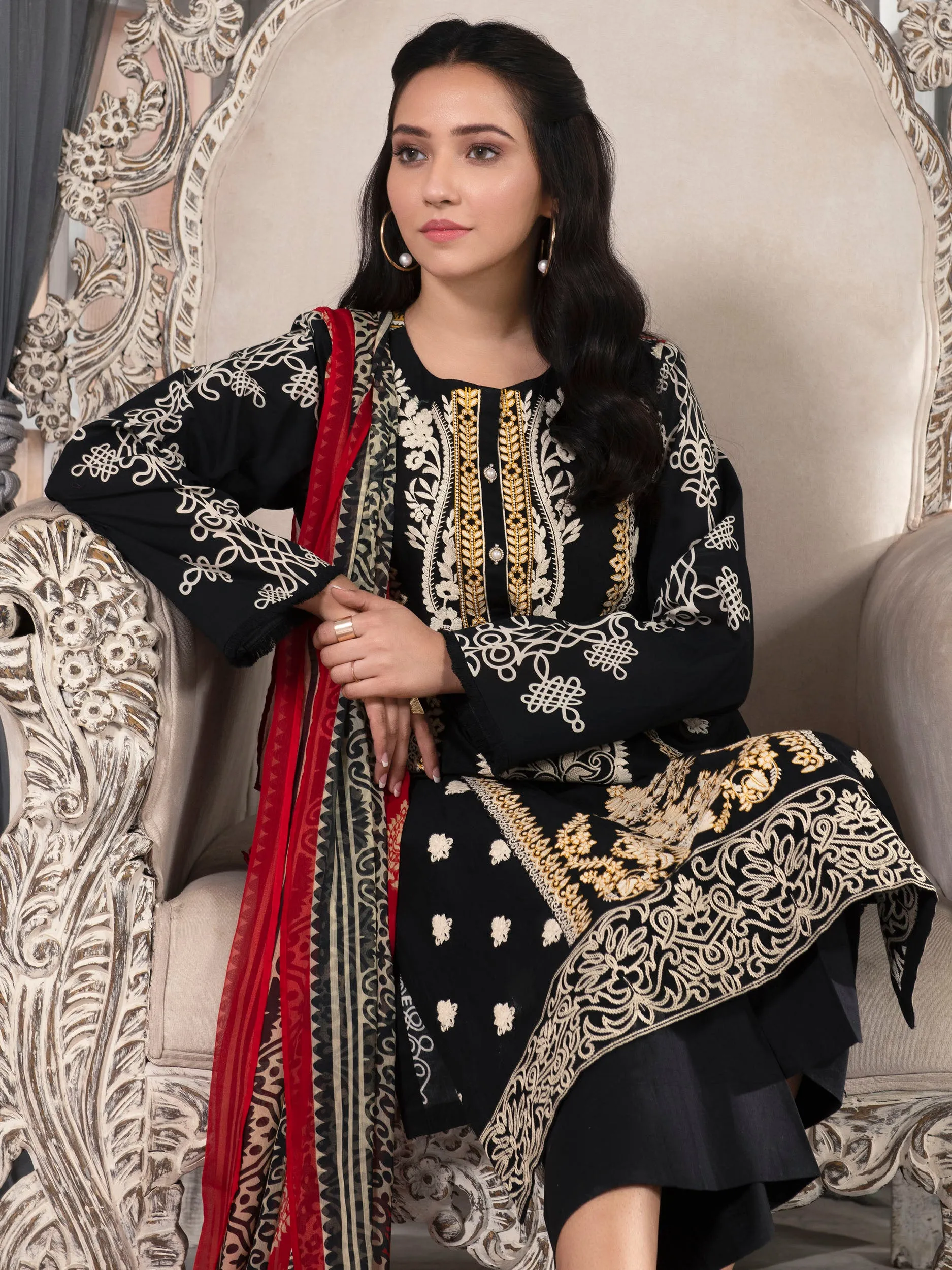 2 Piece Embroidered Lawn Suit