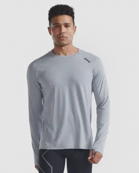 2XU Mens Ignition Base Layer Long Sleeve Tee - Weathervane