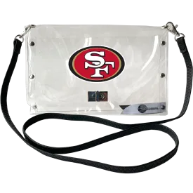 49ers Clear Envelope Purse