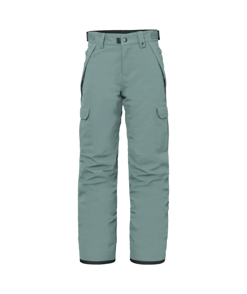 686 Youth Infinity Cargo Insulated Snowboard Pants Cypress Green 2024