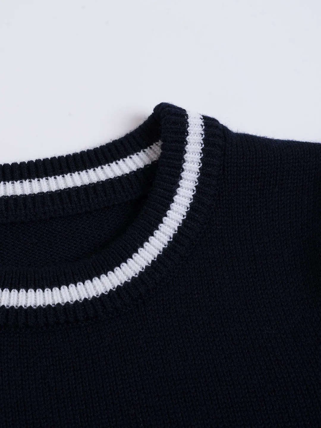 Addilynn Classic Vintage Striped Contrast Sweater