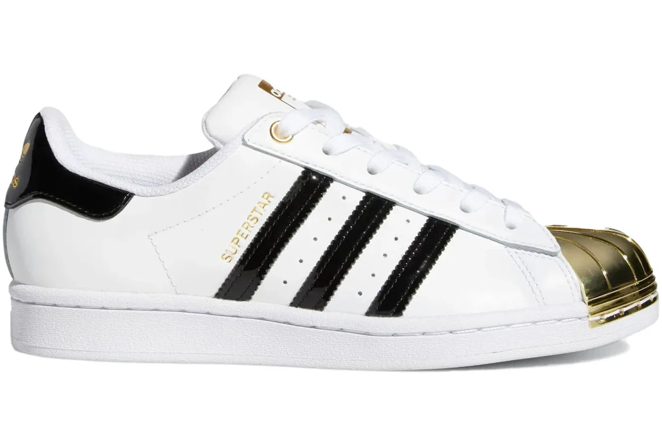 Adidas Superstar Cloud White Gold Metallic