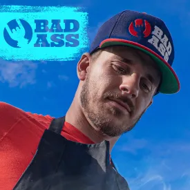 Bad Ass Icon Hat - Patriot Snapback