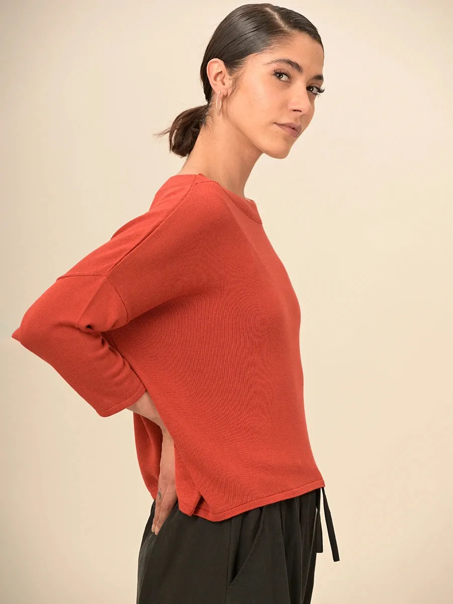 Bamboo Boat Neck Sweater