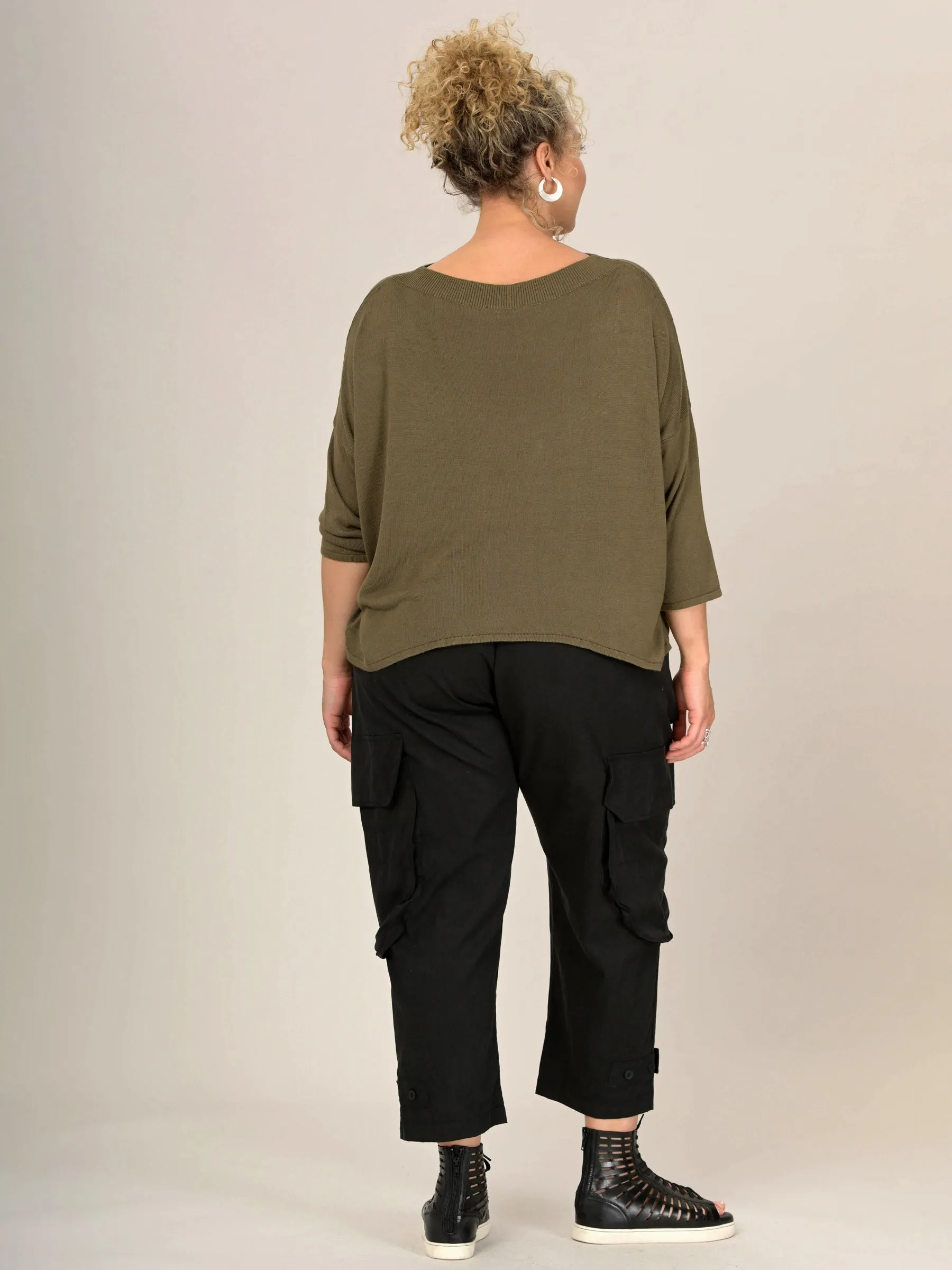 Bamboo Boat Neck Sweater