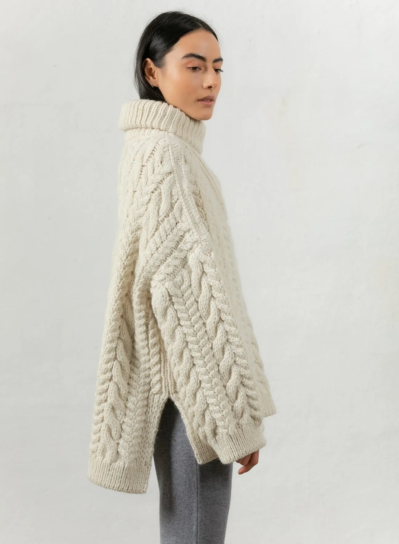 Cable Zip Up Jumper