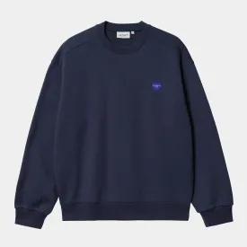 Carhartt WIP - Heart Patch Crewneck Sweatshirt - Blue