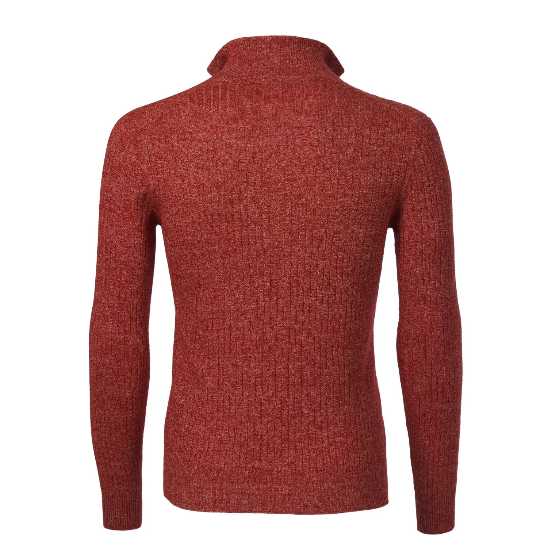 Cashmere, Linen and Silk-Blend Cable-Knit Sweater in Red