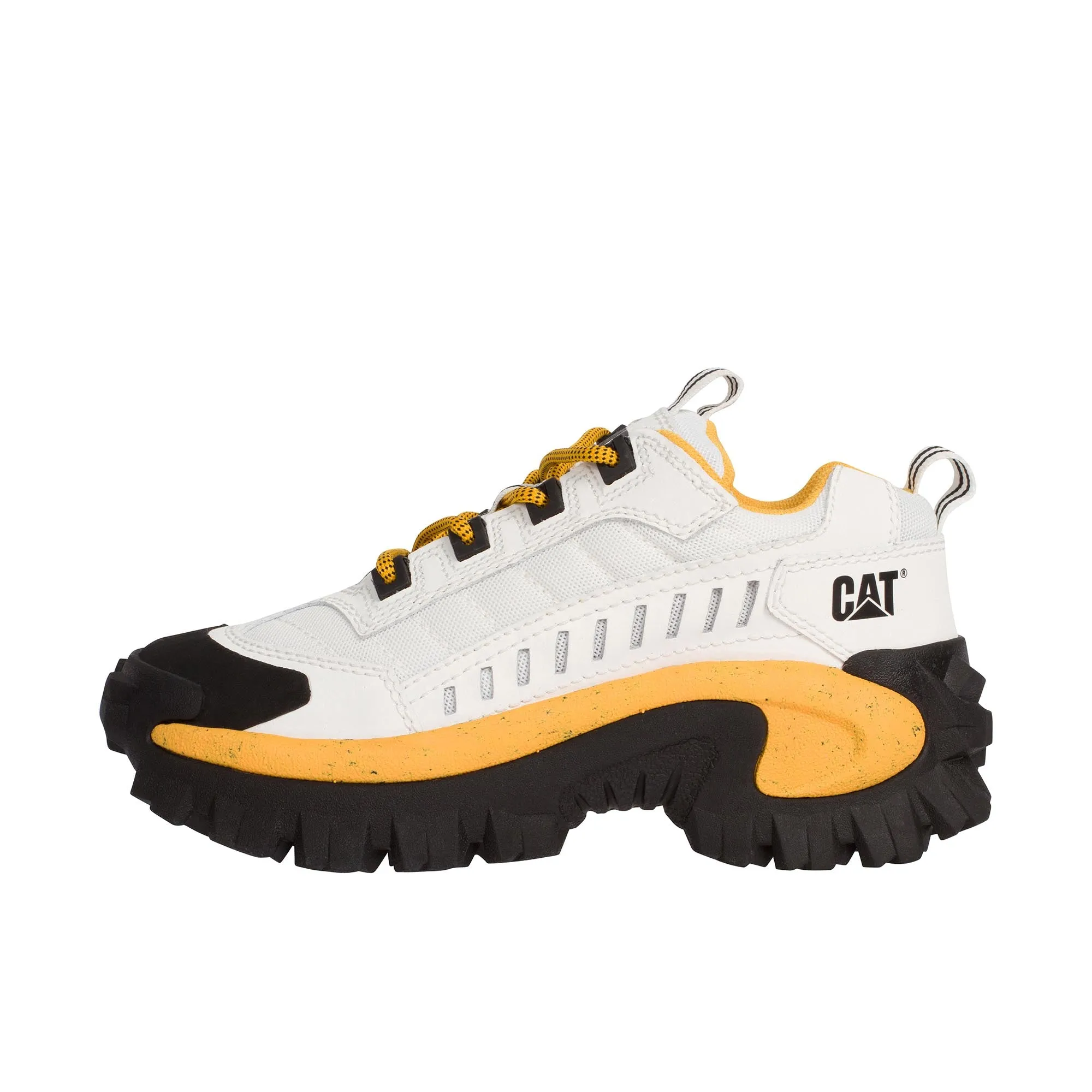 Caterpillar Intruder White Yellow