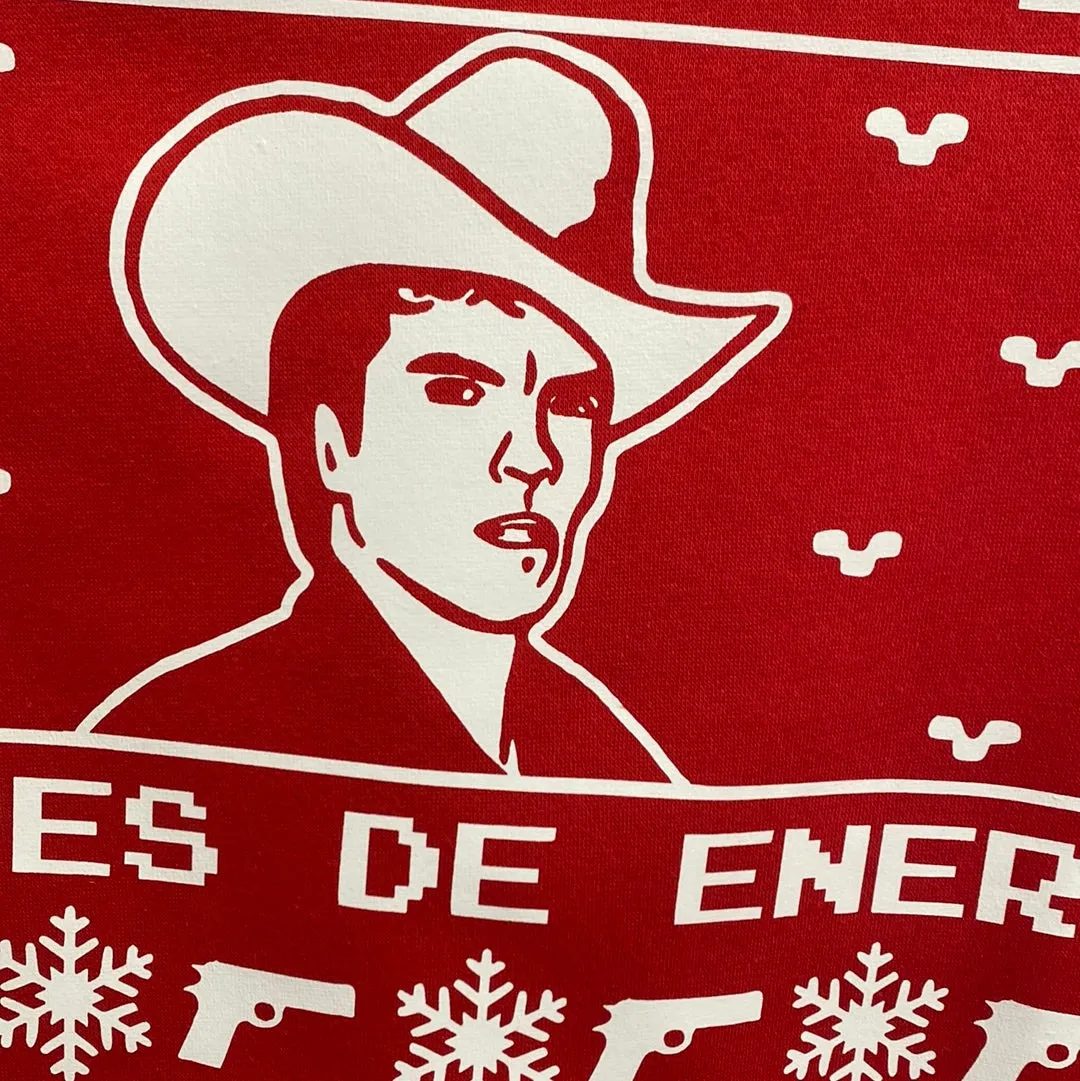 Chalino- GUNS GUNS Red sweater