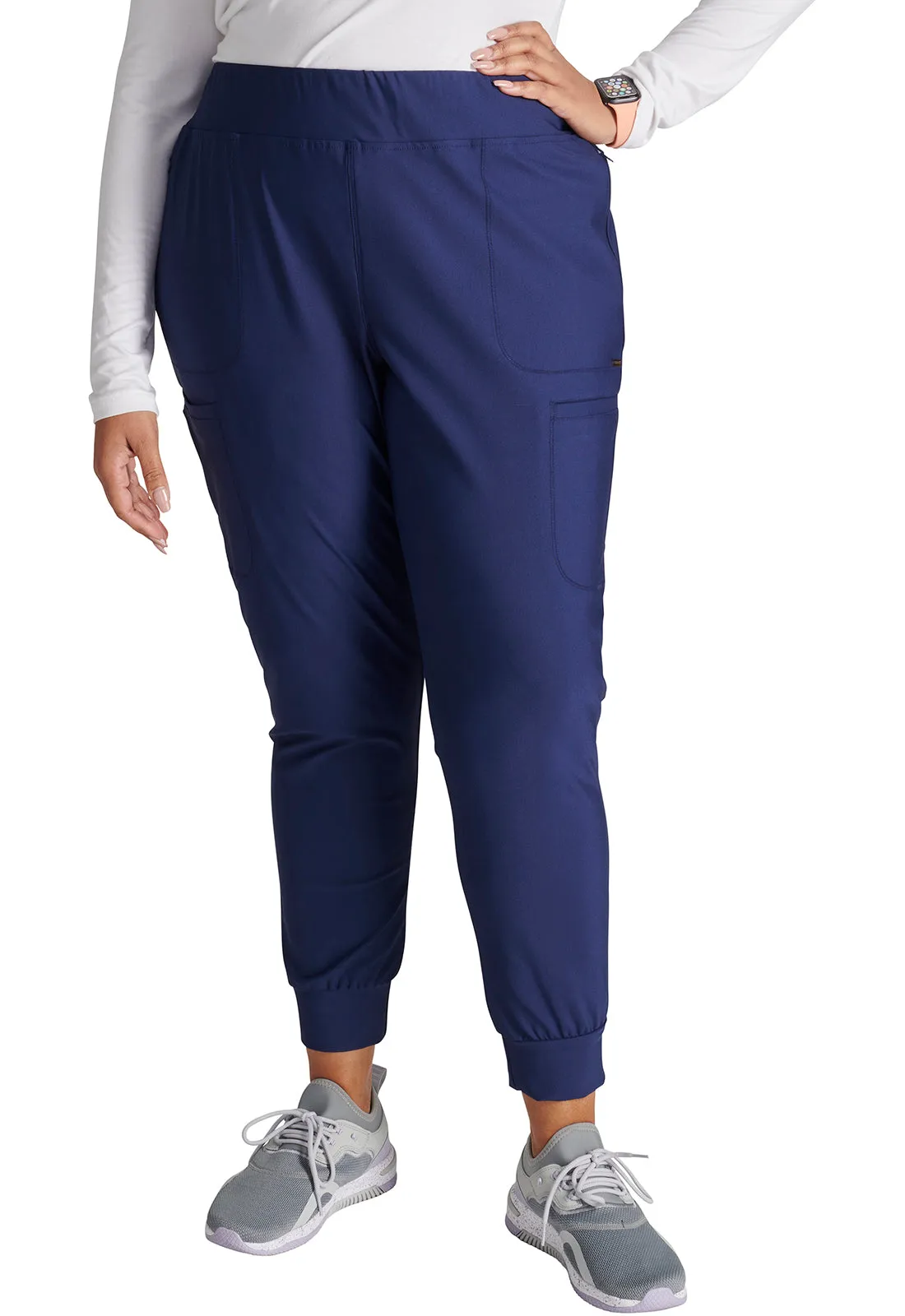 Cherokee Form CK092 Women's Mid-Rise Jogger Scrub Pant