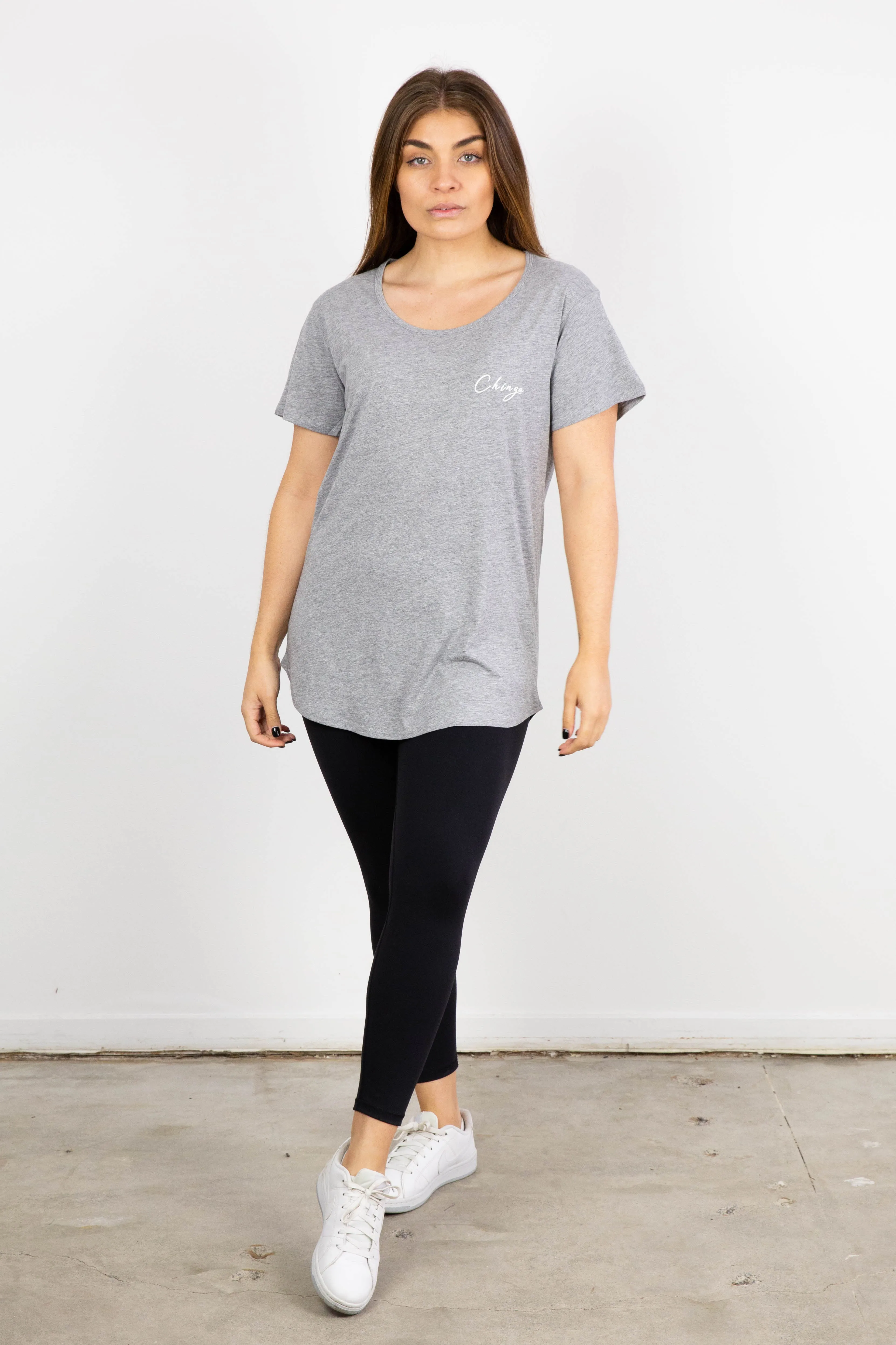 CHINGA  T-SHIRT GREY