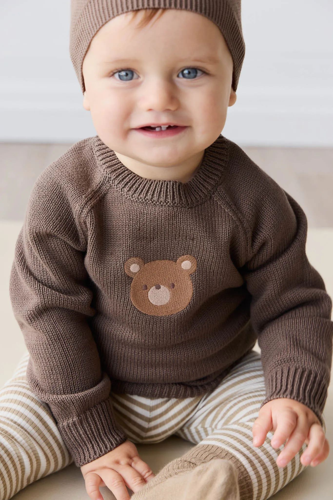 Ethan Jumper - Brownie Bobbie Bear