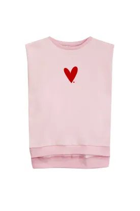 FULL HEART sleeveless Sweatshirt