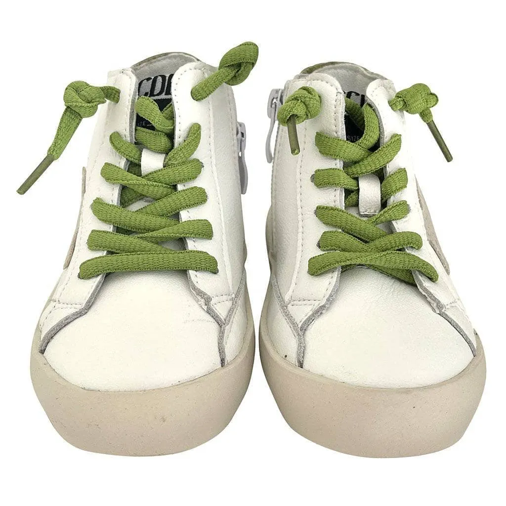 Green Happy Star HighTop Sneaker