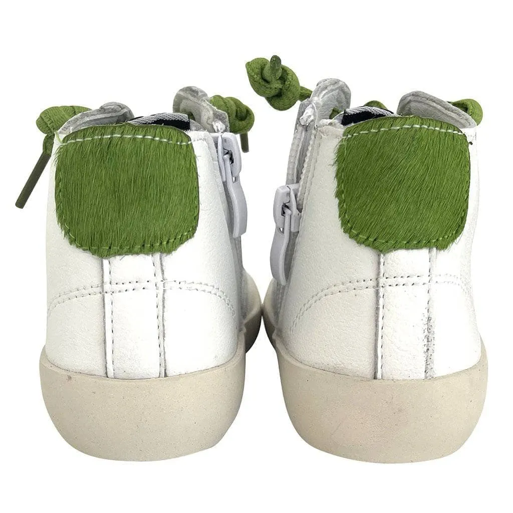 Green Happy Star HighTop Sneaker