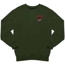 Hunter Green Embroidered Sweatshirt