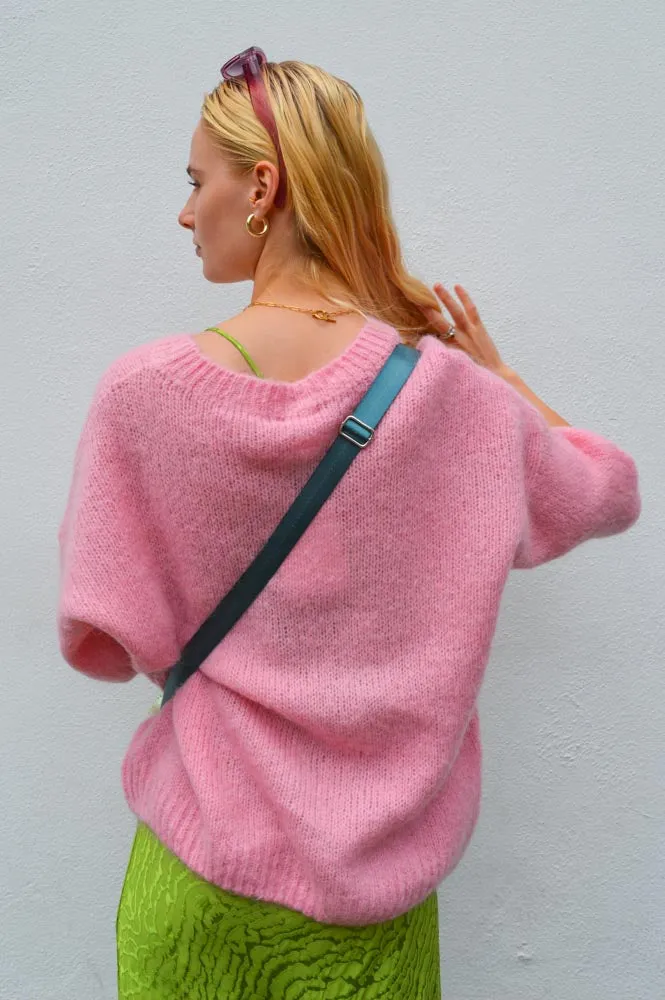 ICHI Marita Candy Pink Sweater