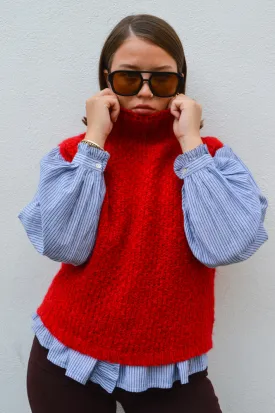 Indi & Cold Red Knit Vest