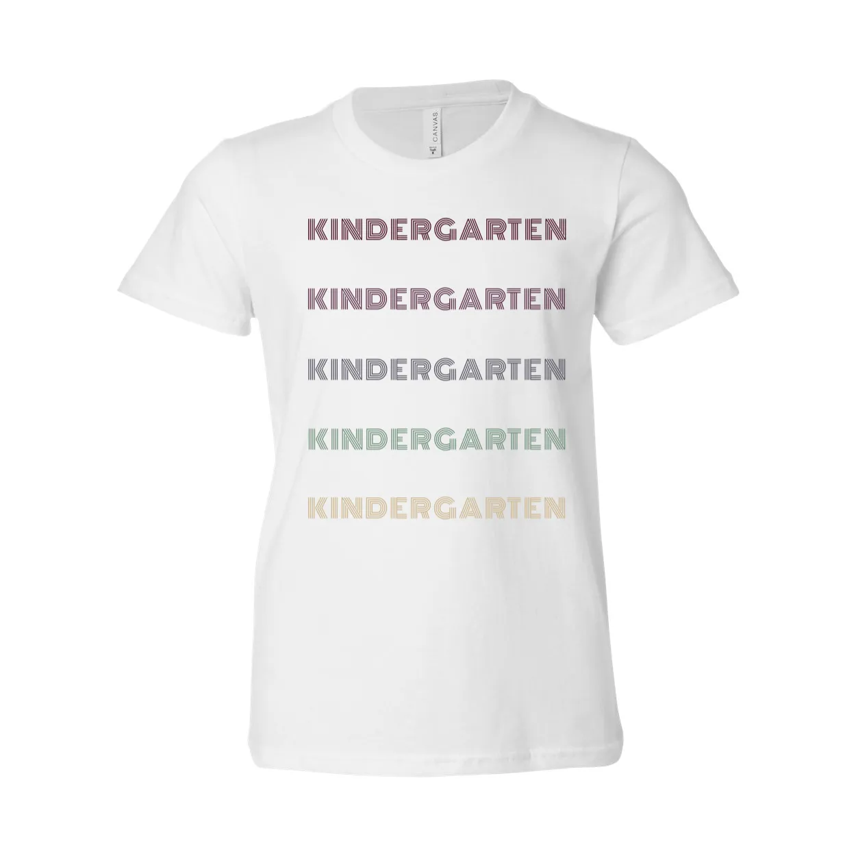 Kindergarten YOUTH Retro Soft Tee