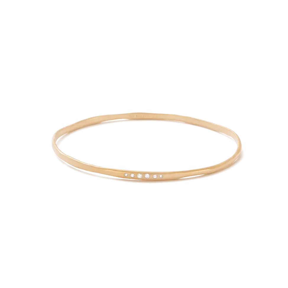 Kirstin Ash Sun Lines Bangle, Gold