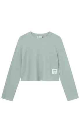 Mint Cropped Box Crew