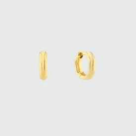 Orba Gold Vermeil Huggie Hoop Earrings