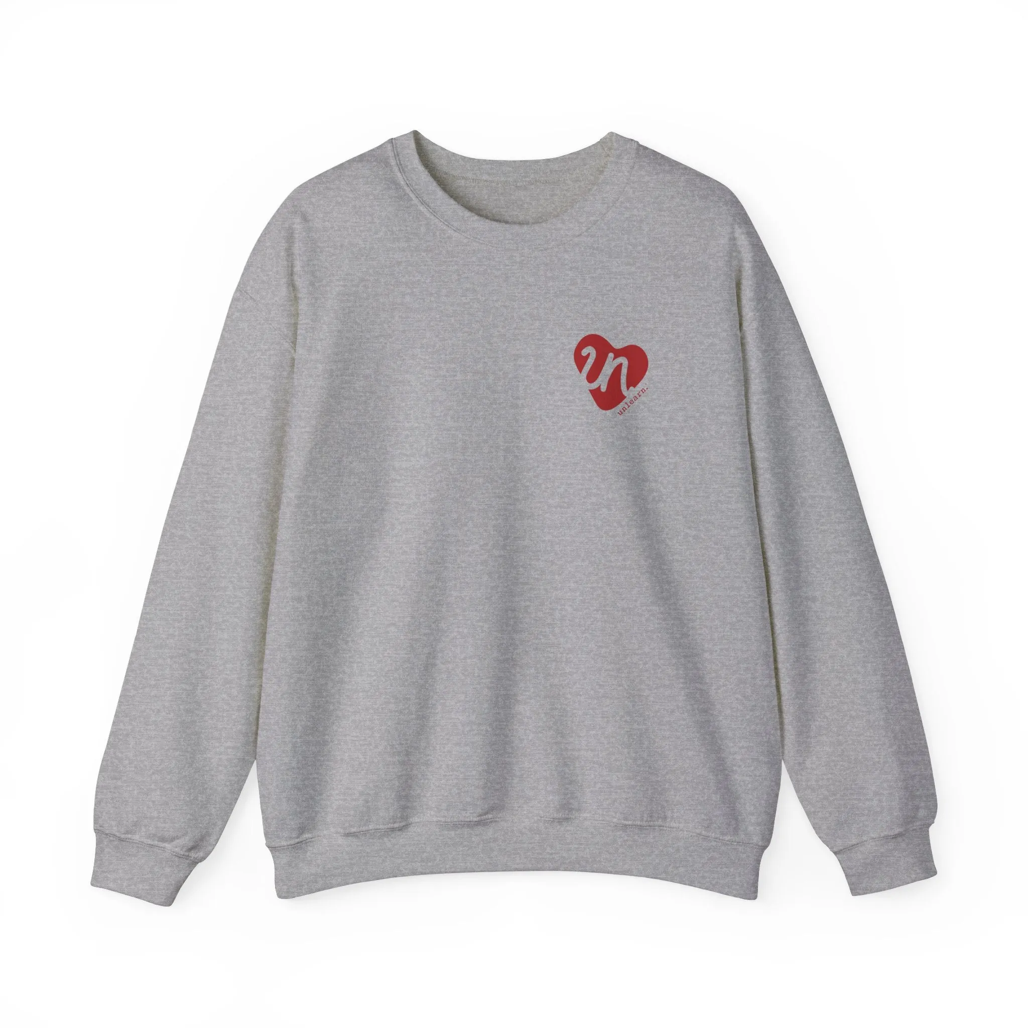 Spread Love Not Hate - Relaxed Fit Crewneck Sweatshirt