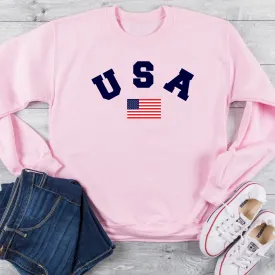 USA Cotton Blend Unisex Sweatshirt