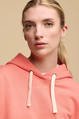 Women's Hooded Sweatshirt - Peach